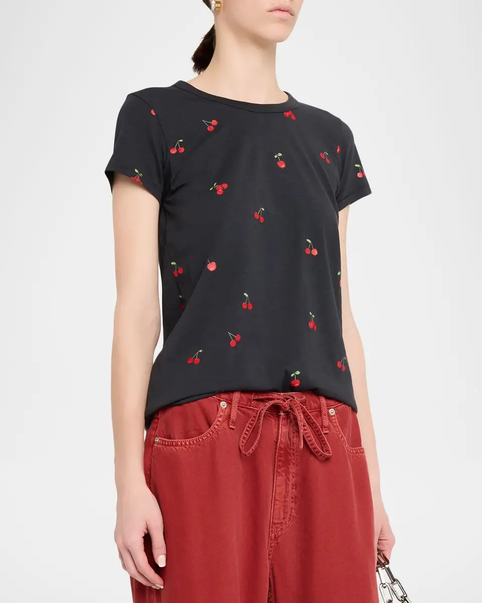 Rag & Bone All-Over Cherry Graphic Tee | Thumbnail 4