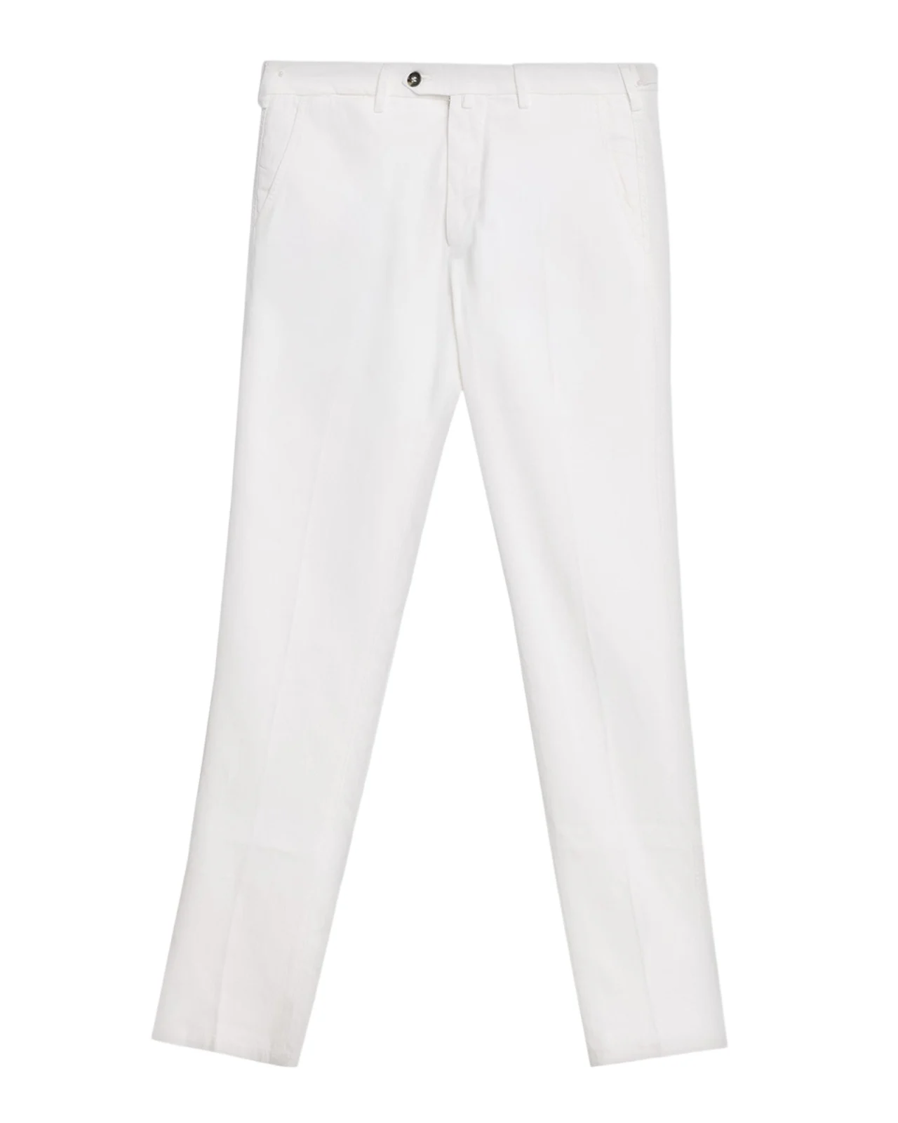 Men's Wool Flat-Front Trousers