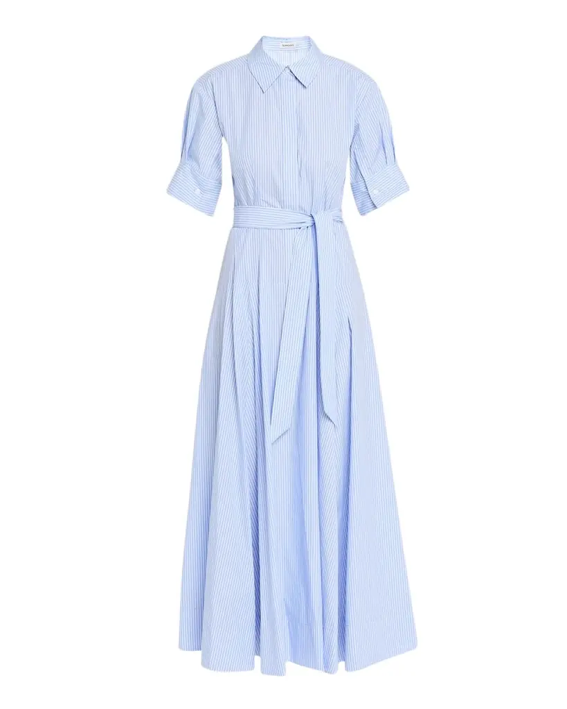 SIMKHAI Truman Striped Cotton Shirtdress | Image 1 SIMKHAI Truman Striped Cotton Shirtdress | Image 1