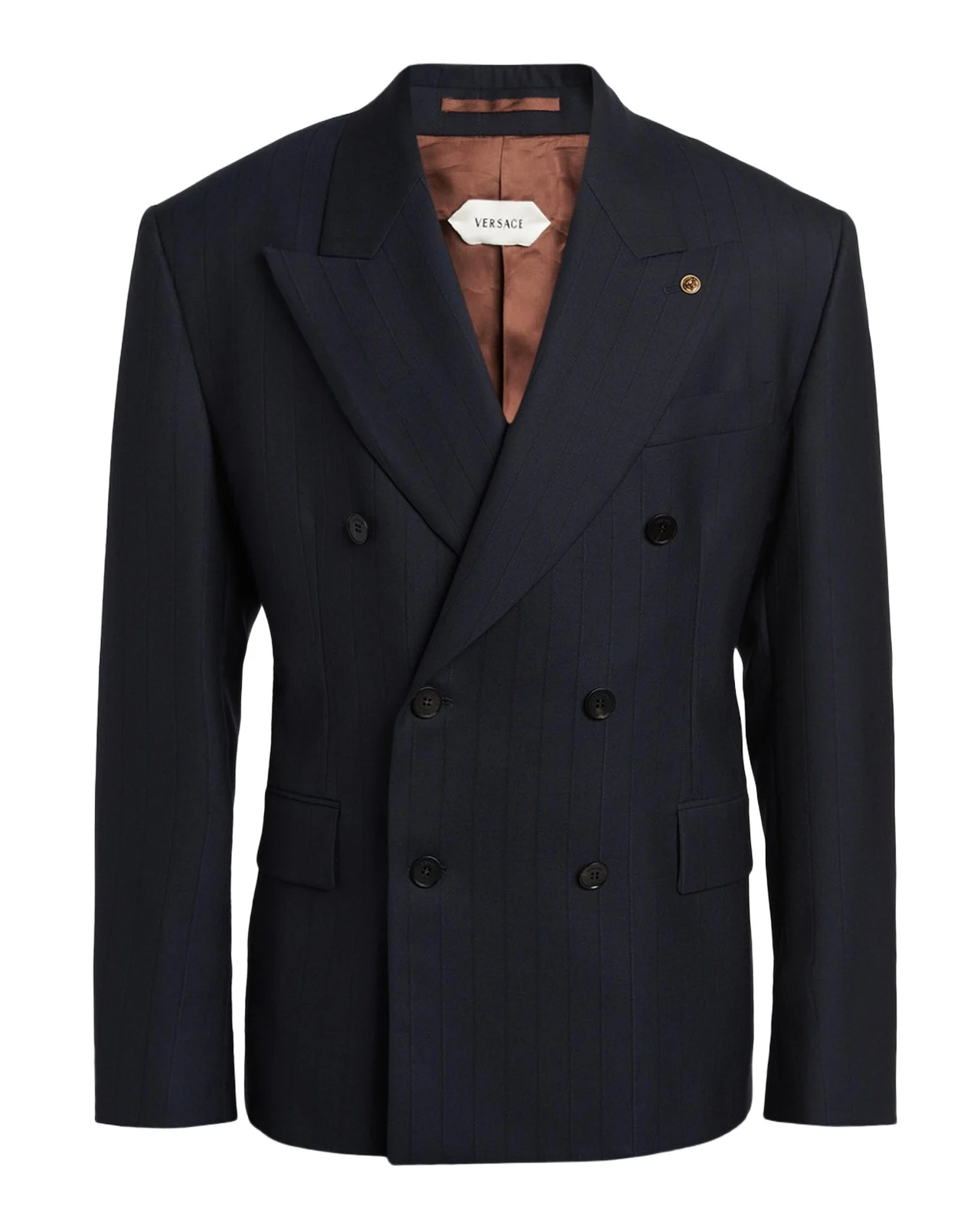 Men's Pinstriped Wool Formal Jacket Men's Pinstriped Wool Formal Jacket