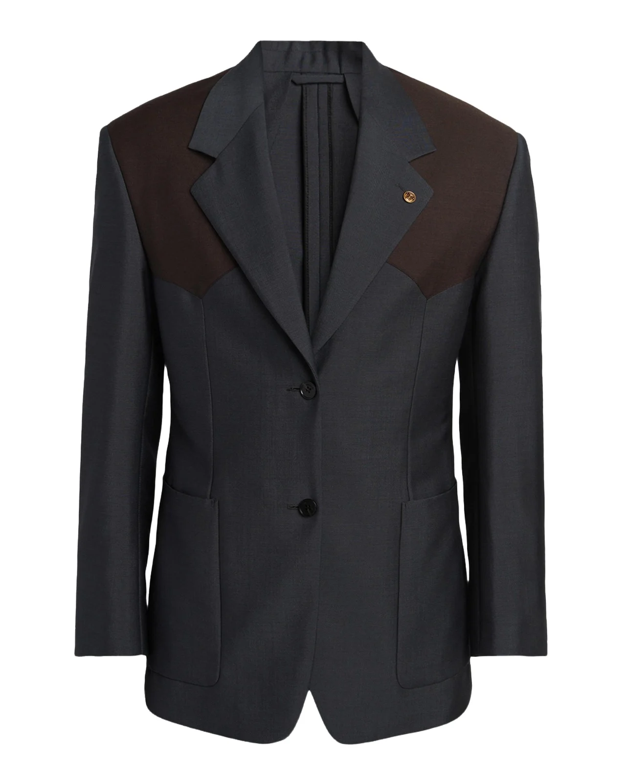 Men's Single-Breasted Wool Formal Jacket Men's Single-Breasted Wool Formal Jacket