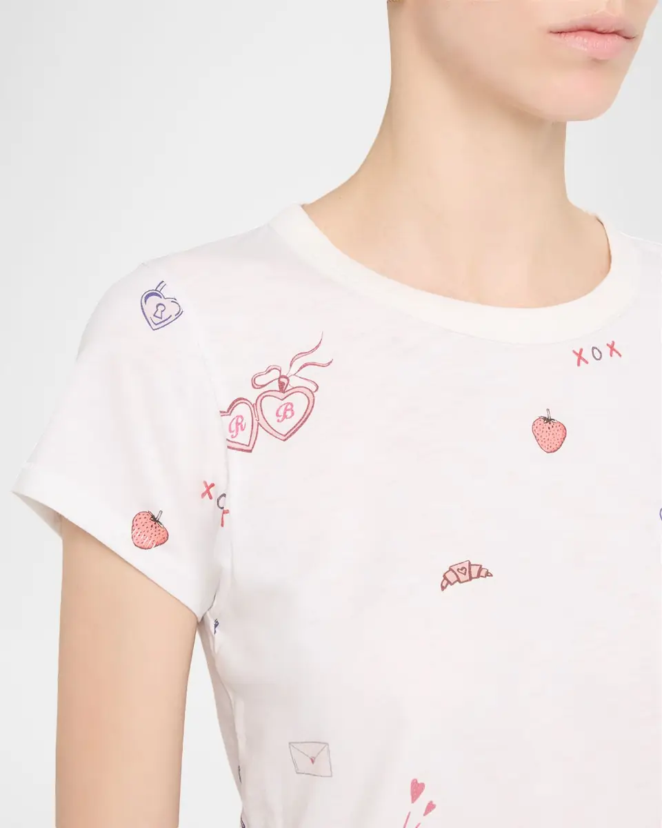 Rag & Bone All-Over Valentines Graphic Tee | Thumbnail 5