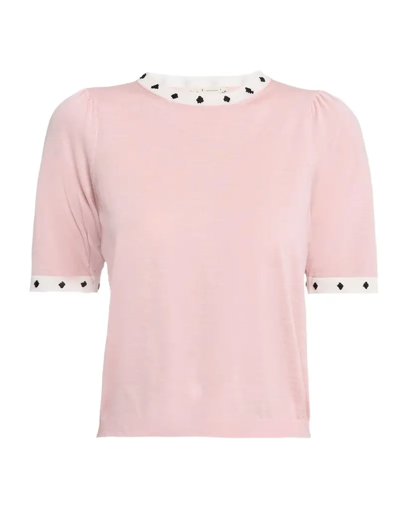 Short-Sleeve Cashmere-Blend Sweater Short-Sleeve Cashmere-Blend Sweater