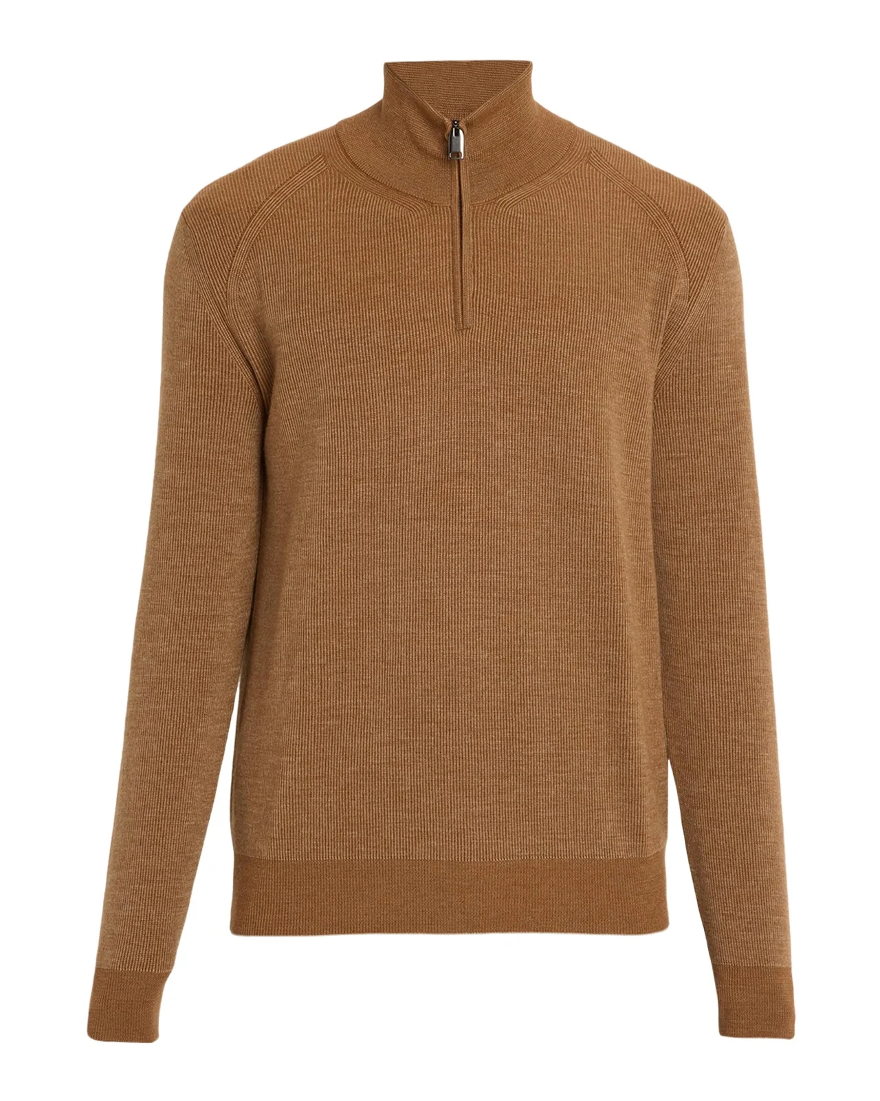 Brioni Men's Cashmere and Wool Quarter-Zip Sweater