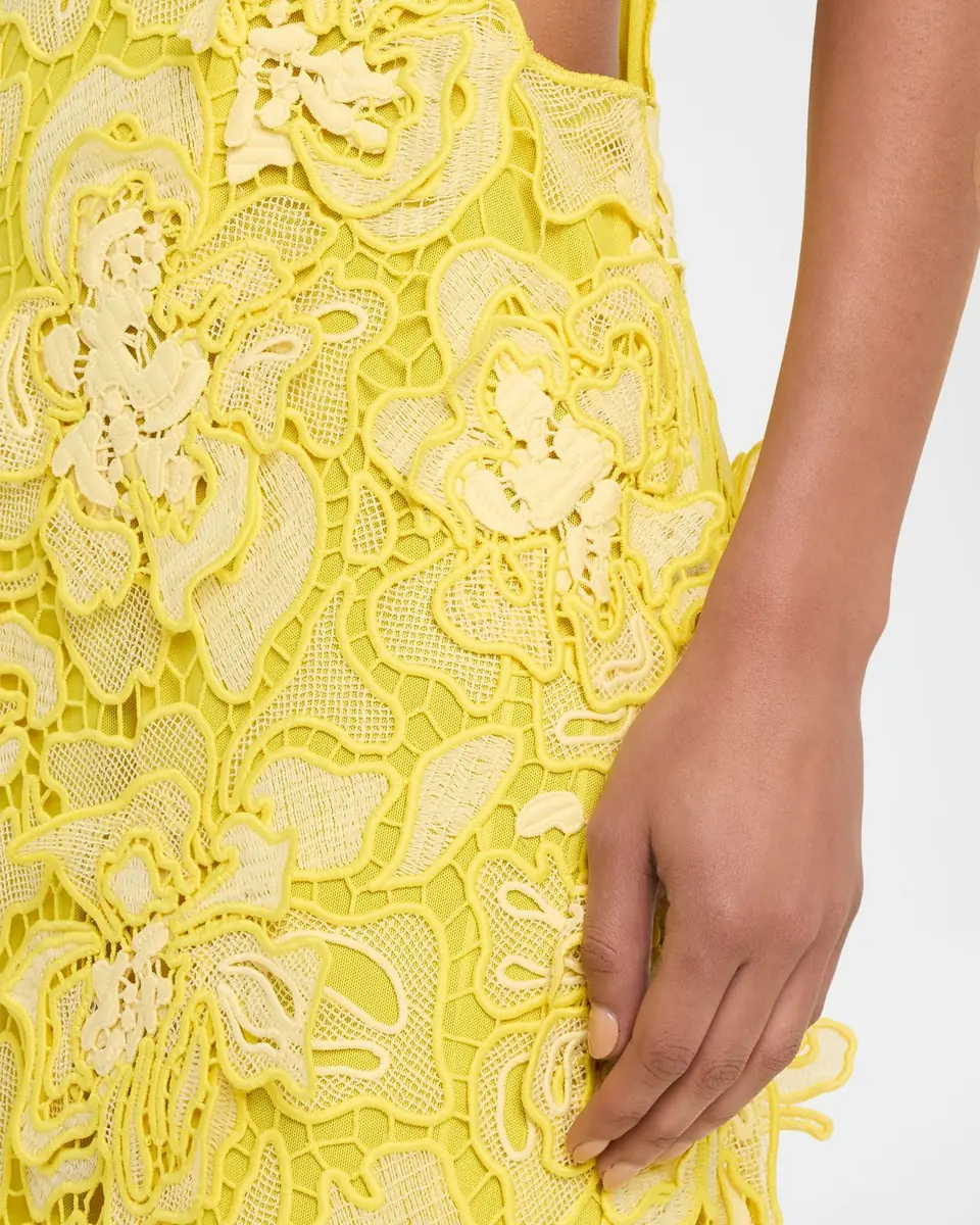 SIMKHAI Corinna Cutout Floral Lace Midi Dress | Thumbnail 5 SIMKHAI Corinna Cutout Floral Lace Midi Dress | Thumbnail 5