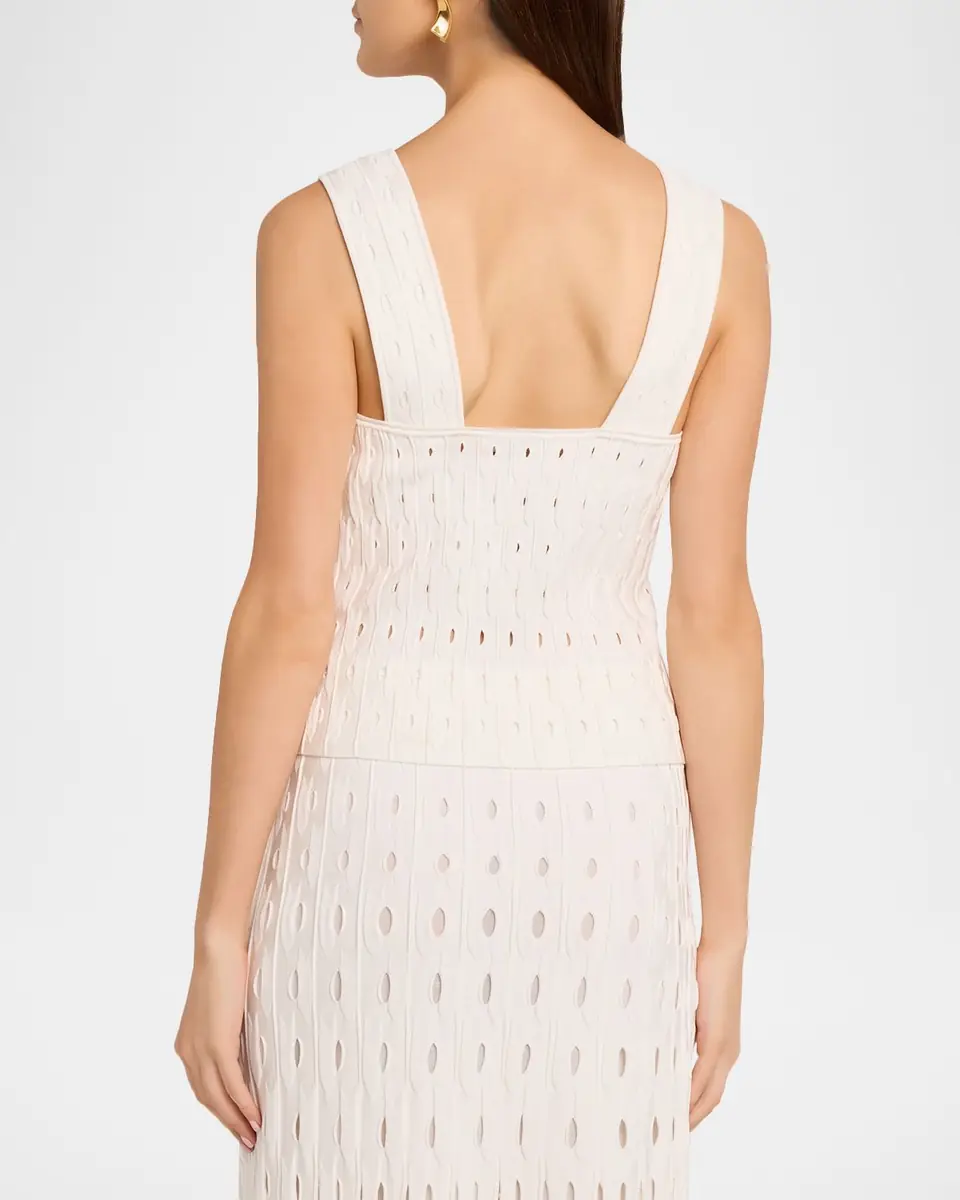 SIMKHAI Gentry Knit Tank Top | Thumbnail 2 SIMKHAI Gentry Knit Tank Top | Thumbnail 2