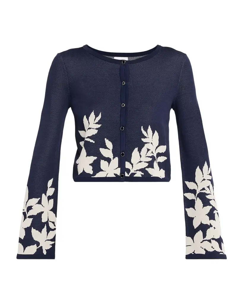 MISA Los Angeles Nanea Floral Knit Top | Image 1 MISA Los Angeles Nanea Floral Knit Top | Image 1