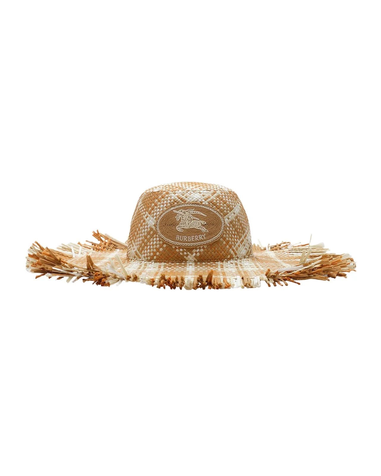Knight Stamp Raffia-Effect Sun Hat Knight Stamp Raffia-Effect Sun Hat