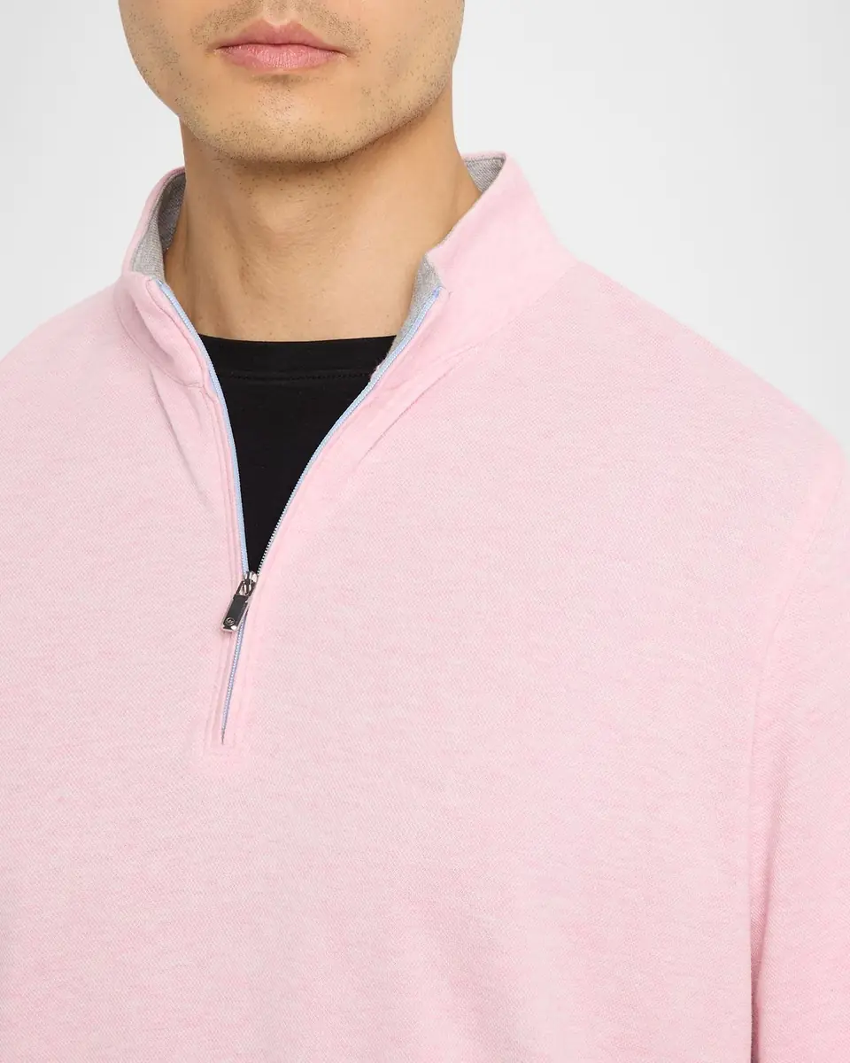 Peter Millar Men's Crown Comfort Quarter-Zip Pullover Sweater | Thumbnail 4 Peter Millar Men's Crown Comfort Quarter-Zip Pullover Sweater | Thumbnail 4