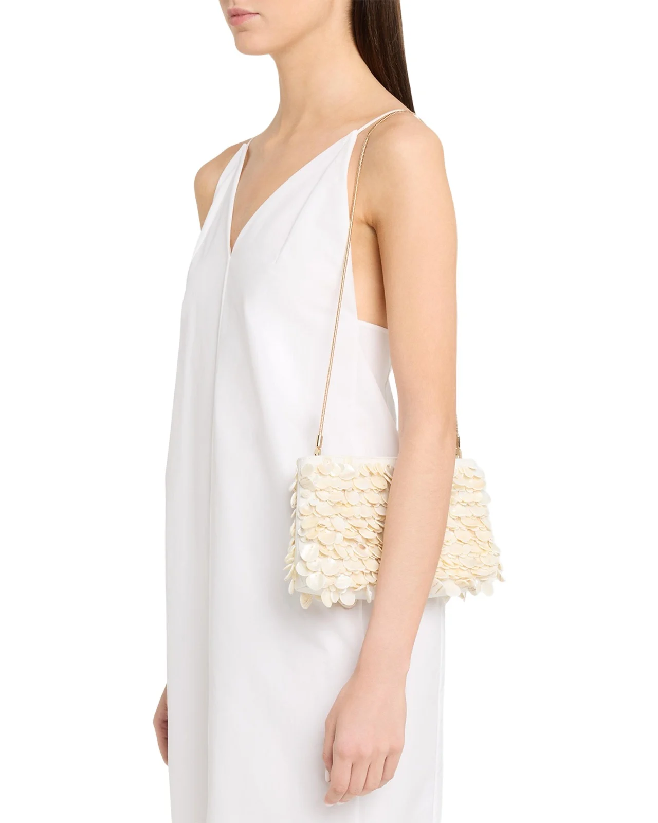 Reese Seashell Leather Clutch Bag Reese Seashell Leather Clutch Bag