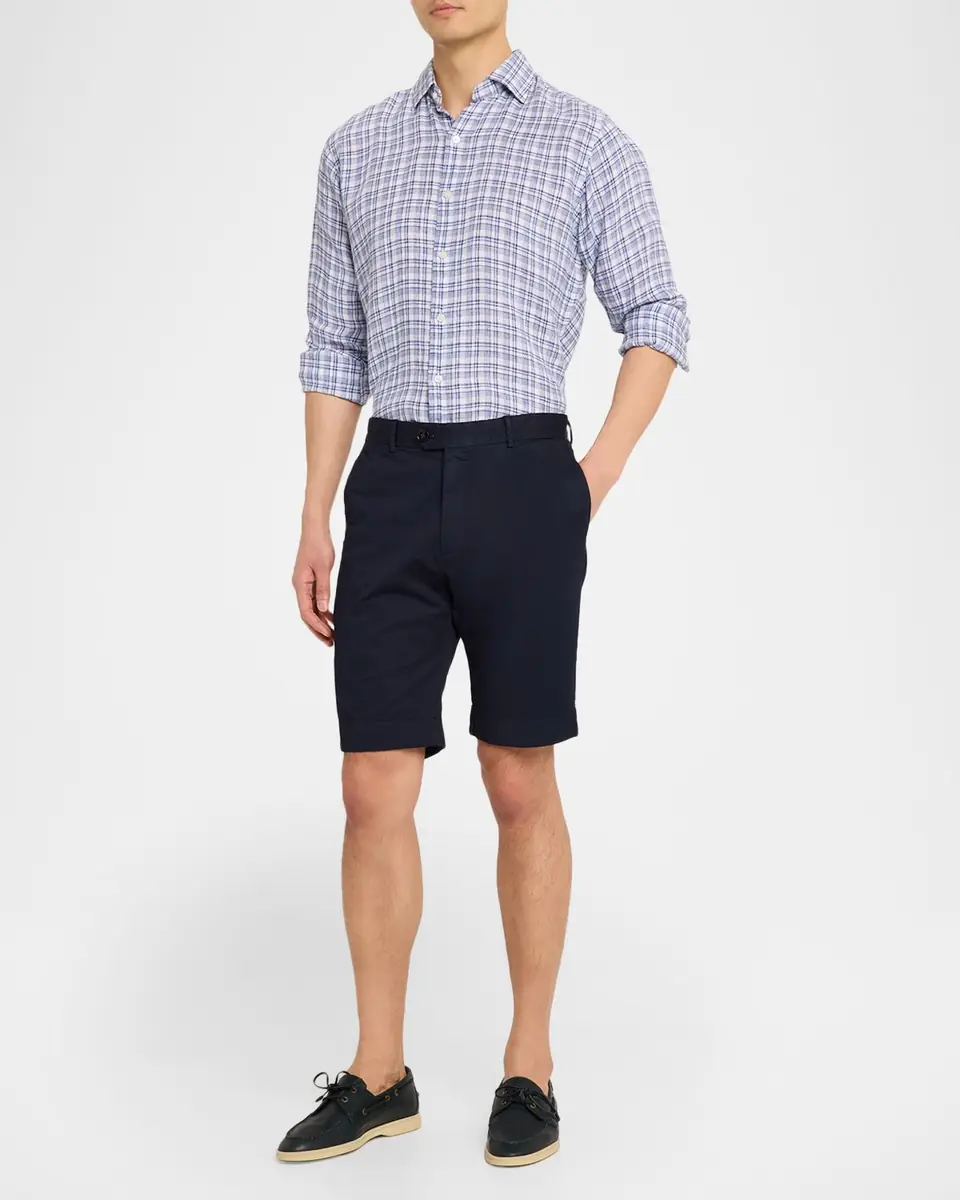 Peter Millar Men's Sandbar Linen Sport Shirt | Thumbnail 2 Peter Millar Men's Sandbar Linen Sport Shirt | Thumbnail 2
