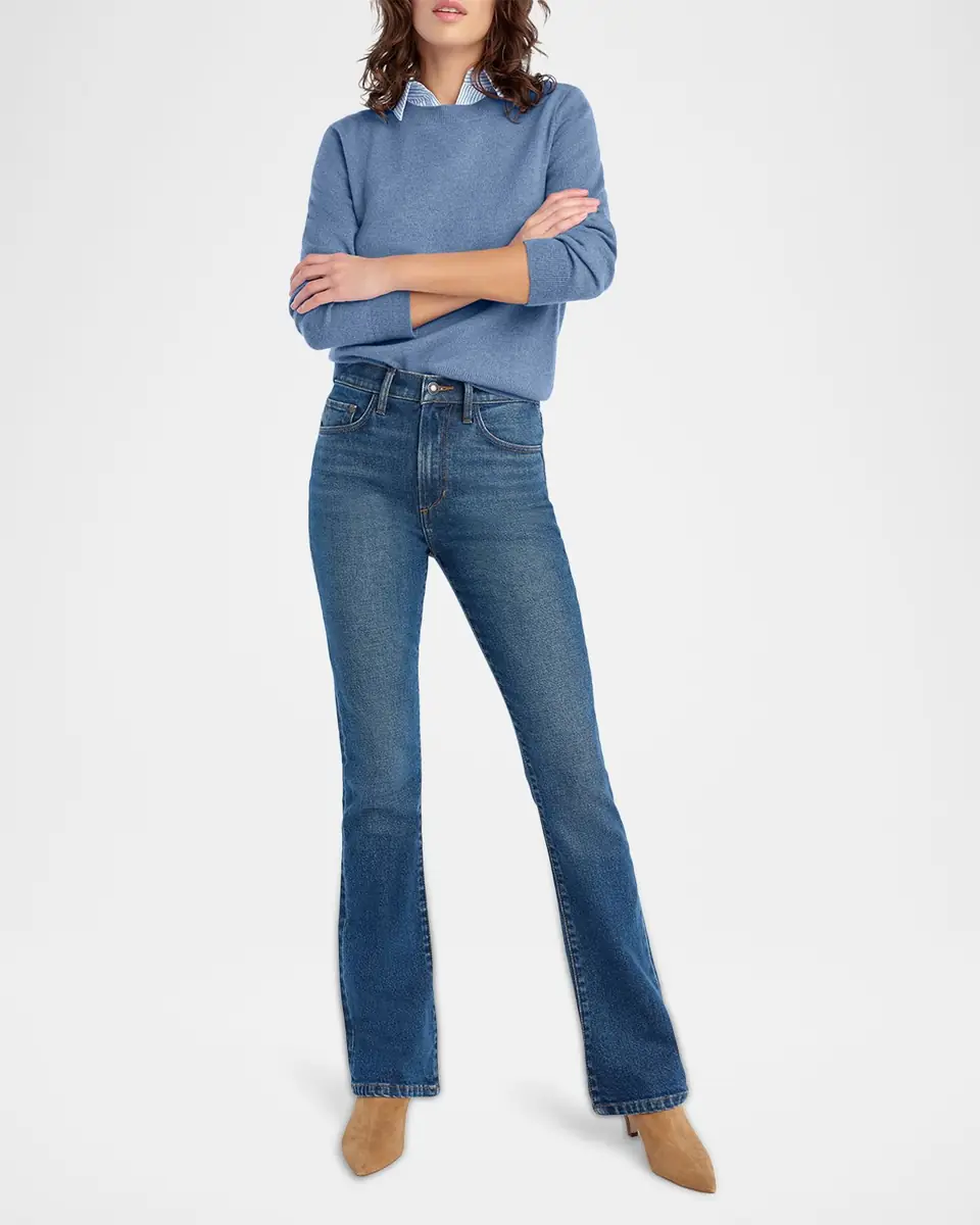 Favorite Daughter The Valentina Super High-Rise Mini Bootcut Jeans | Thumbnail 2 Favorite Daughter The Valentina Super High-Rise Mini Bootcut Jeans | Thumbnail 2