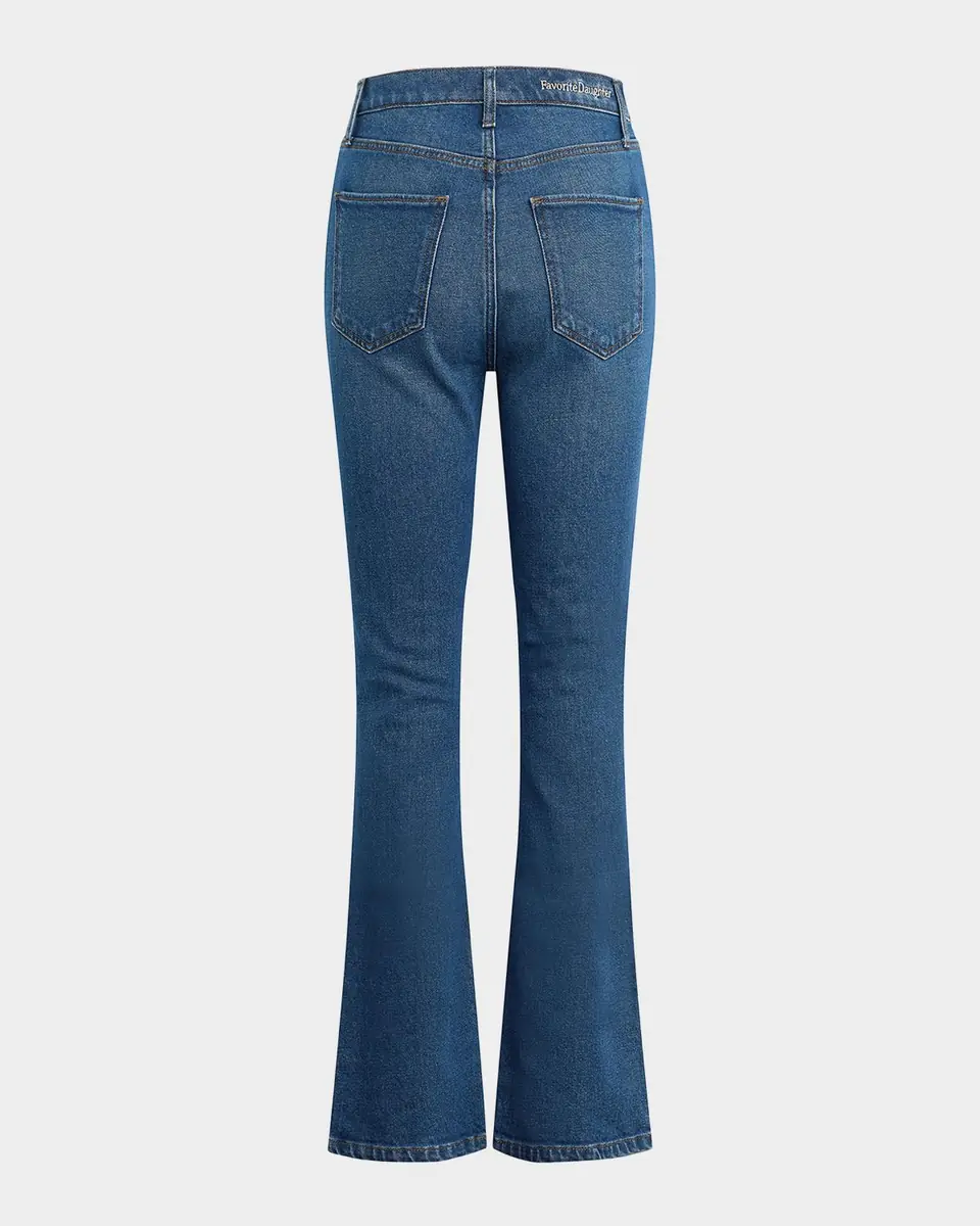 Favorite Daughter The Valentina Super High-Rise Mini Bootcut Jeans | Thumbnail 4 Favorite Daughter The Valentina Super High-Rise Mini Bootcut Jeans | Thumbnail 4