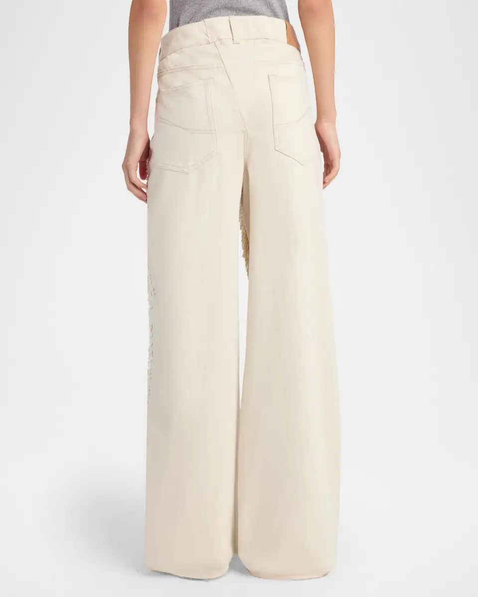Stella McCartney Opalescence Sequined Straight-Leg Boyfriend Jeans | Thumbnail 3 Stella McCartney Opalescence Sequined Straight-Leg Boyfriend Jeans | Thumbnail 3