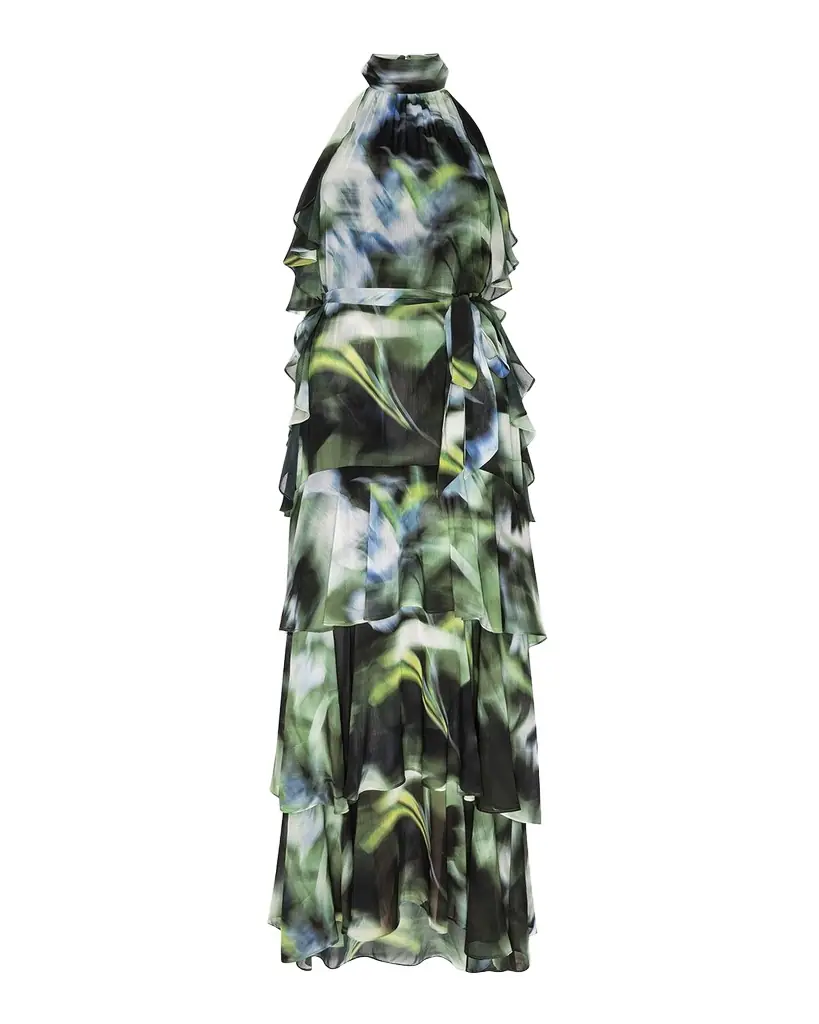 MISA Los Angeles Calissa Ruffled Chiffon High-Low Dress | Image 1 MISA Los Angeles Calissa Ruffled Chiffon High-Low Dress | Image 1