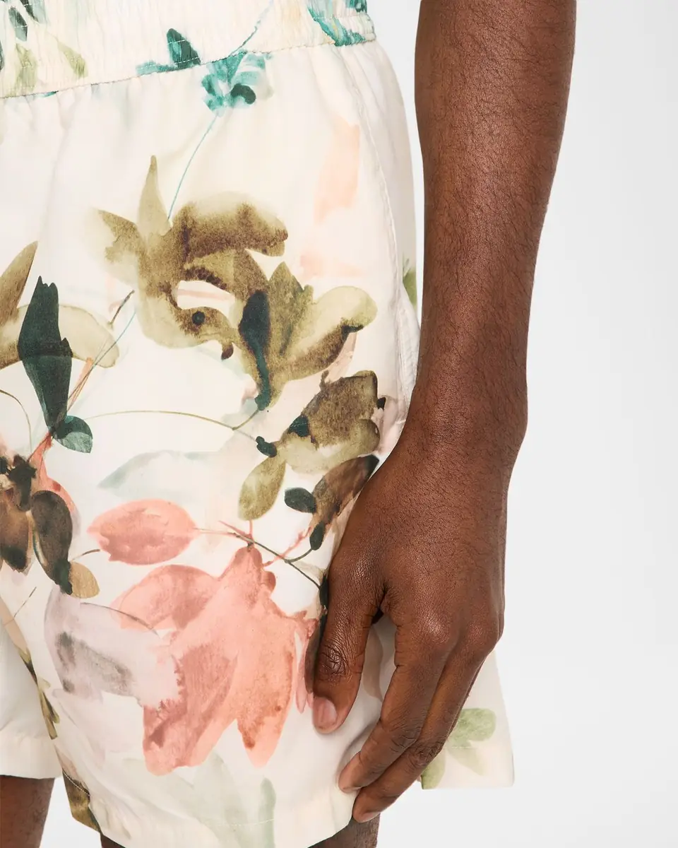 SIMKHAI Men's Lowell Watercolor Floral Swim Shorts | Thumbnail 5