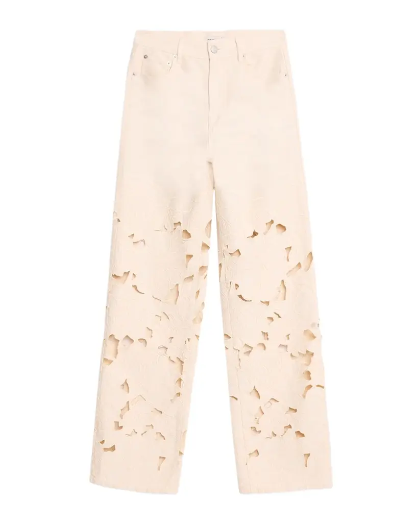 SIMKHAI Betty Embroidered Straight-Leg Jeans | Image 1 SIMKHAI Betty Embroidered Straight-Leg Jeans | Image 1