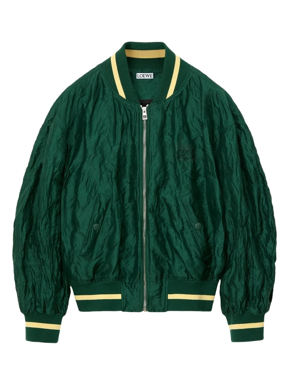 Satin Oversized Bomber Jacket Satin Oversized Bomber Jacket