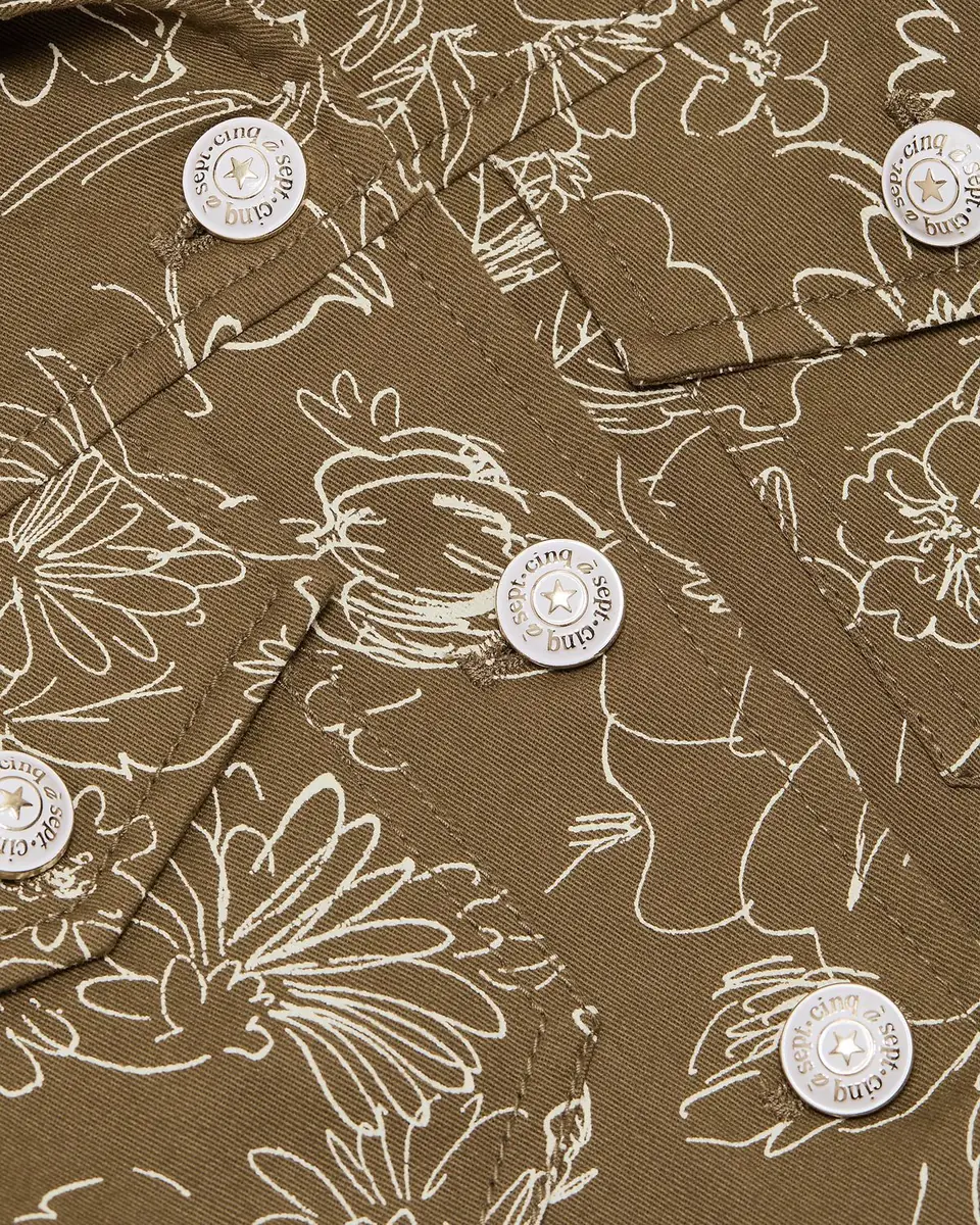 Cinq à Sept Canyon Garden Doodle Scrunched Jacket | Thumbnail 5 Cinq à Sept Canyon Garden Doodle Scrunched Jacket | Thumbnail 5
