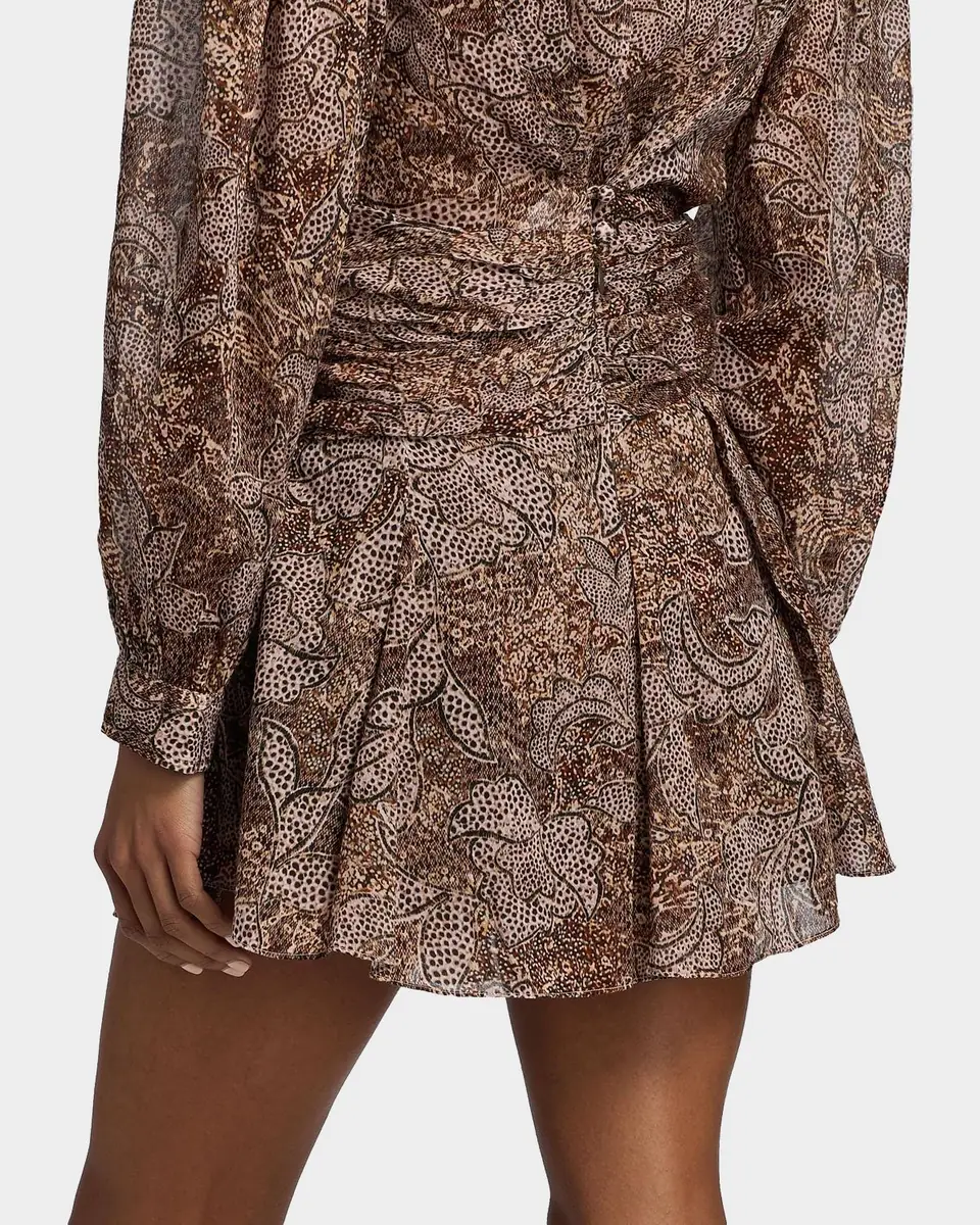 Isabel Marant Camia Paisley-Print Ruflled Mini Skirt | Thumbnail 2 Isabel Marant Camia Paisley-Print Ruflled Mini Skirt | Thumbnail 2