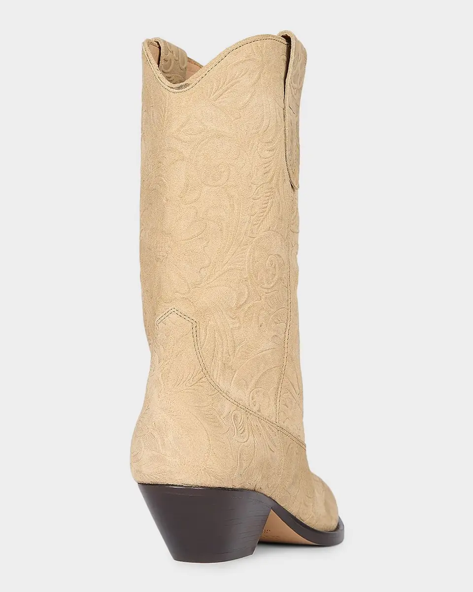Isabel Marant Duerto Embossed Suede Cowboy Boots | Thumbnail 2