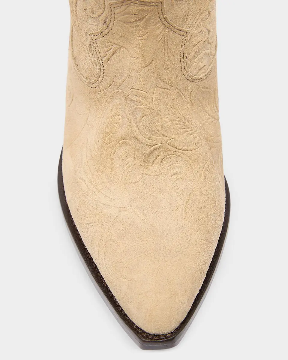 Isabel Marant Duerto Embossed Suede Cowboy Boots | Thumbnail 3