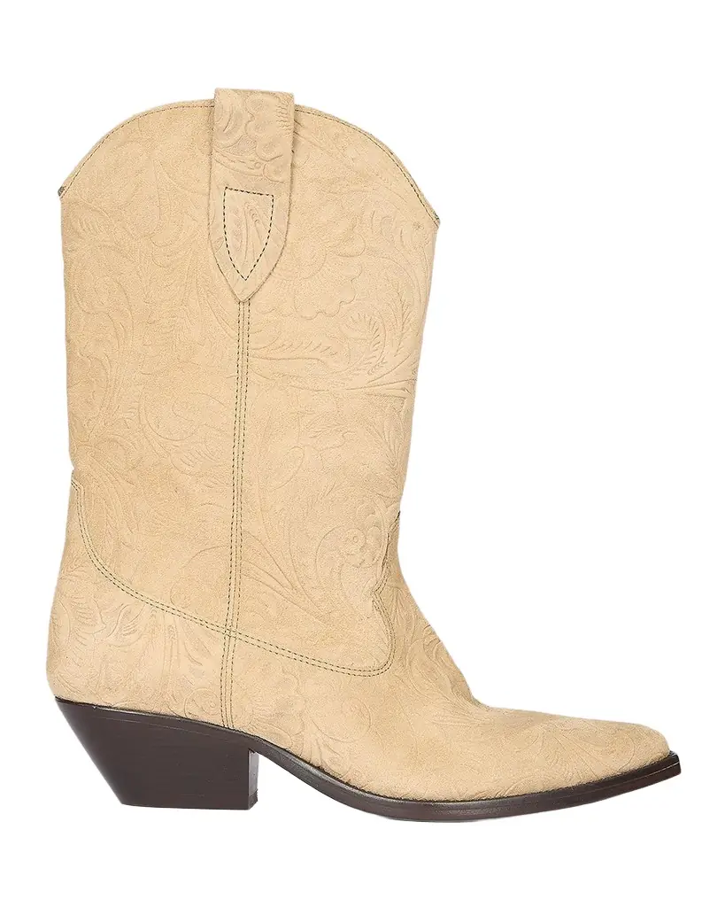 Isabel Marant Duerto Embossed Suede Cowboy Boots | Image 1 Isabel Marant Duerto Embossed Suede Cowboy Boots | Image 1