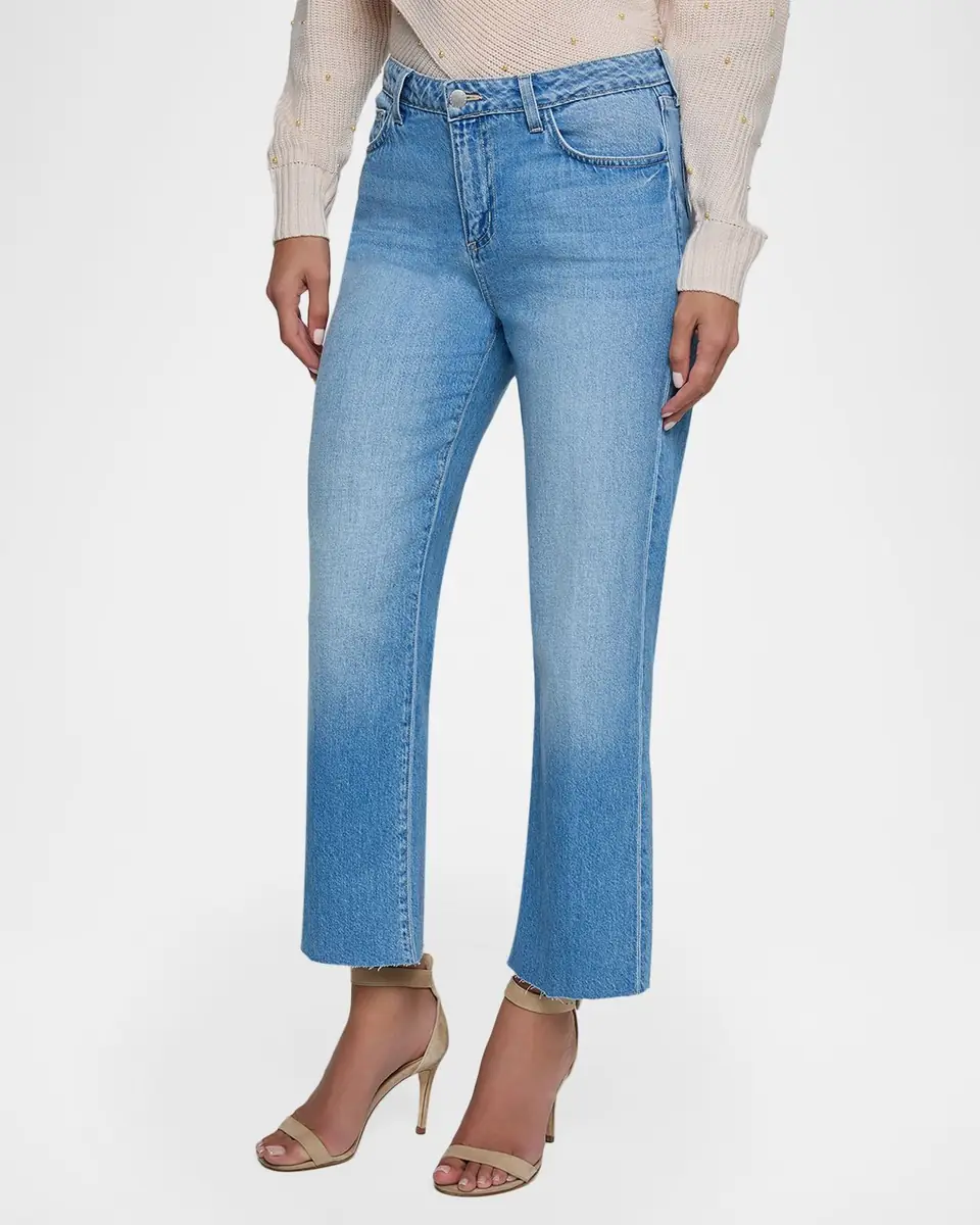 L'Agence Wanda High-Rise Cropped Wide Jeans | Thumbnail 4 L'Agence Wanda High-Rise Cropped Wide Jeans | Thumbnail 4