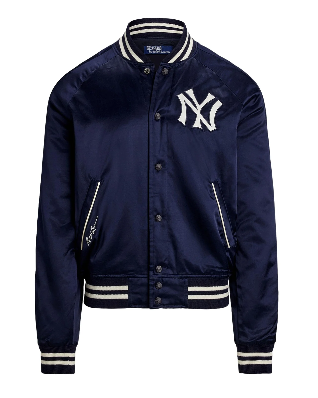 x Yankees Men's Satin Bomber Jacket