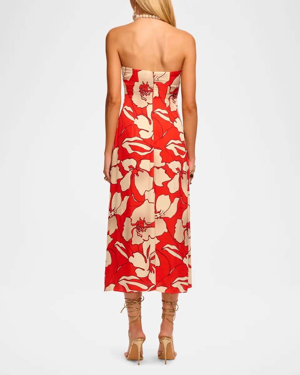Ramy Brook Kamilla Strapless Floral Slip Dress | Thumbnail 2