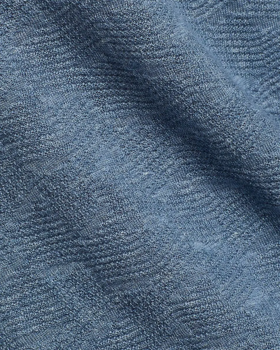 Giorgio Armani Men's Cashmere, Hemp and Silk Short-Sleeve Sweater | Thumbnail 5