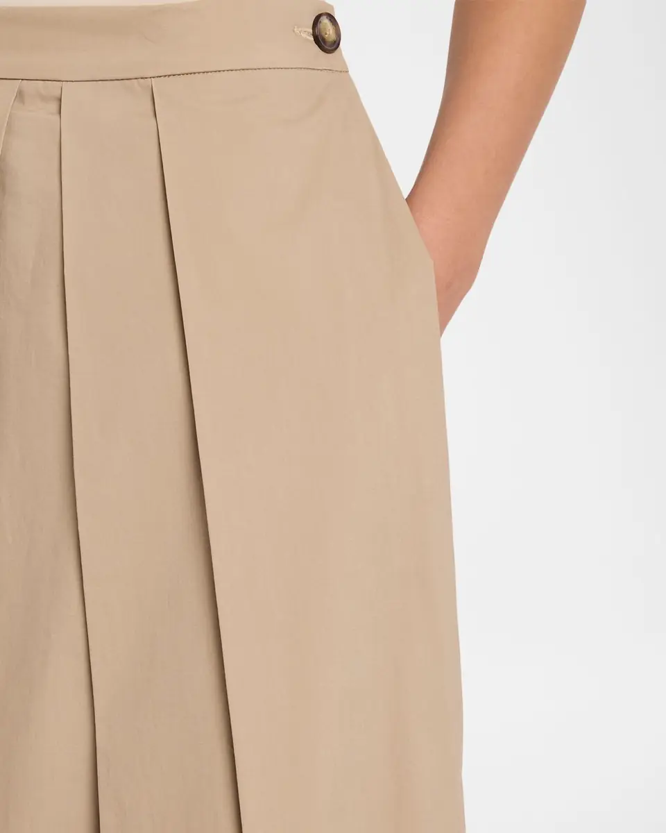 Emporio Armani Eagle Club Poplin Pleated Midi Skirt | Thumbnail 5 Emporio Armani Eagle Club Poplin Pleated Midi Skirt | Thumbnail 5