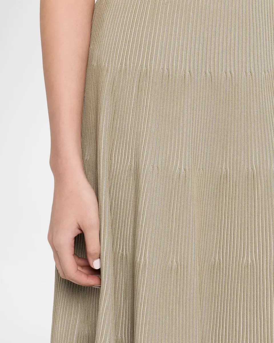 Emporio Armani A-Line Rib Knit Midi Skirt | Thumbnail 5 Emporio Armani A-Line Rib Knit Midi Skirt | Thumbnail 5