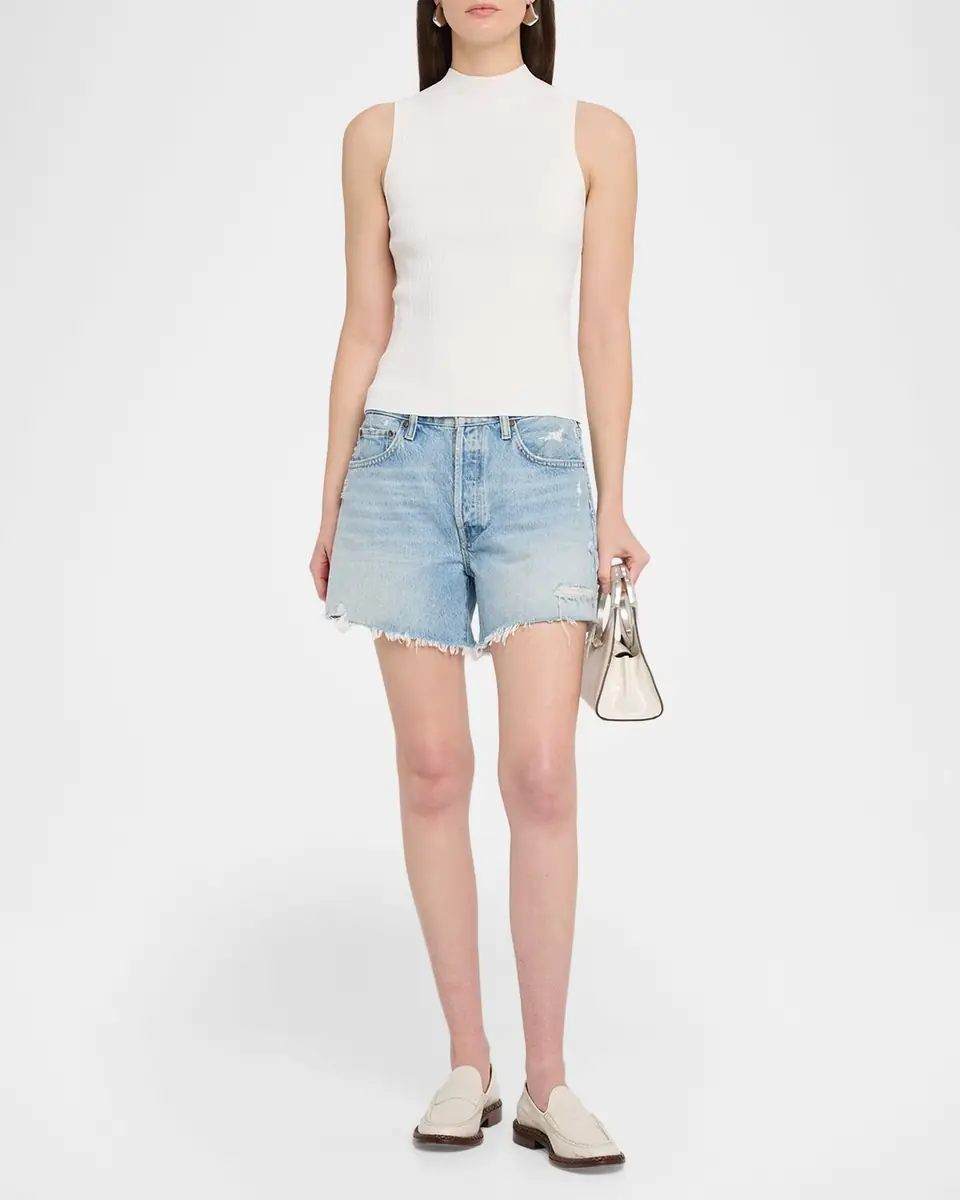 PAIGE Ravyn Ribbed Mock-Neck Tank Top | Thumbnail 2 PAIGE Ravyn Ribbed Mock-Neck Tank Top | Thumbnail 2