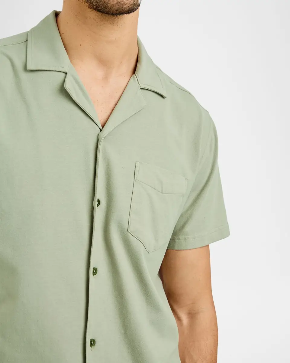Rails Men's Short-Sleeve Flint Shirt in Sage | Thumbnail 5 Rails Men's Short-Sleeve Flint Shirt in Sage | Thumbnail 5