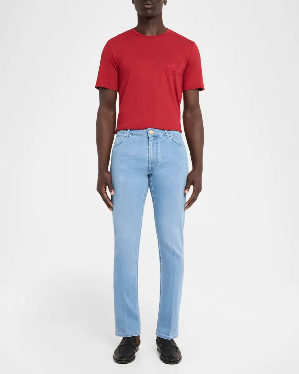 Stefano Ricci Five-Pocket Cotton-Blend Jeans | Thumbnail 2