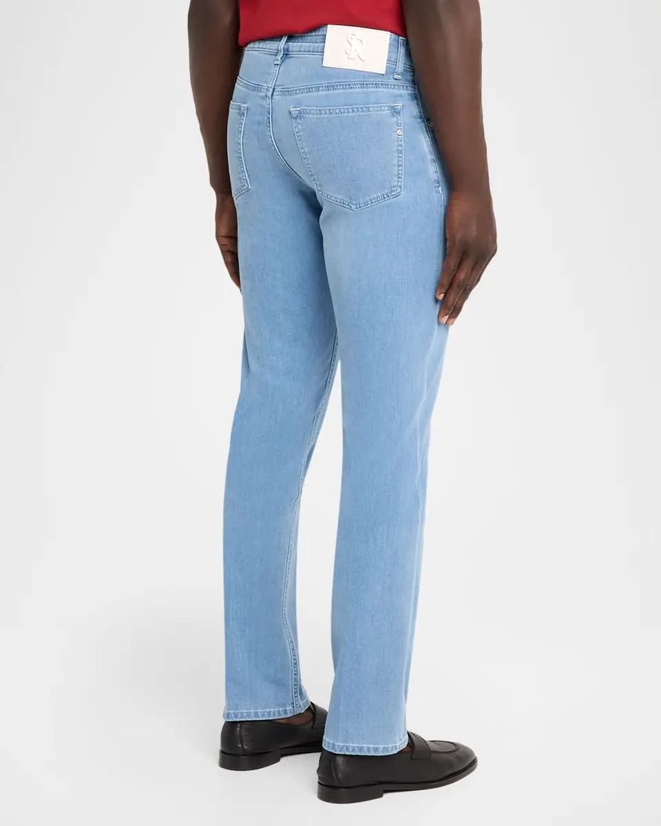 Stefano Ricci Five-Pocket Cotton-Blend Jeans | Thumbnail 3