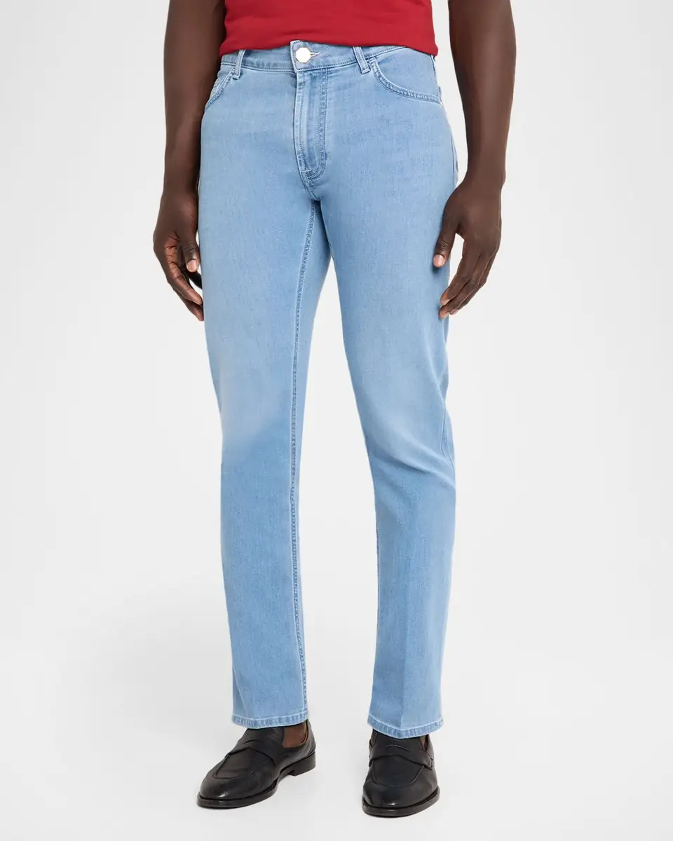 Stefano Ricci Five-Pocket Cotton-Blend Jeans | Thumbnail 4