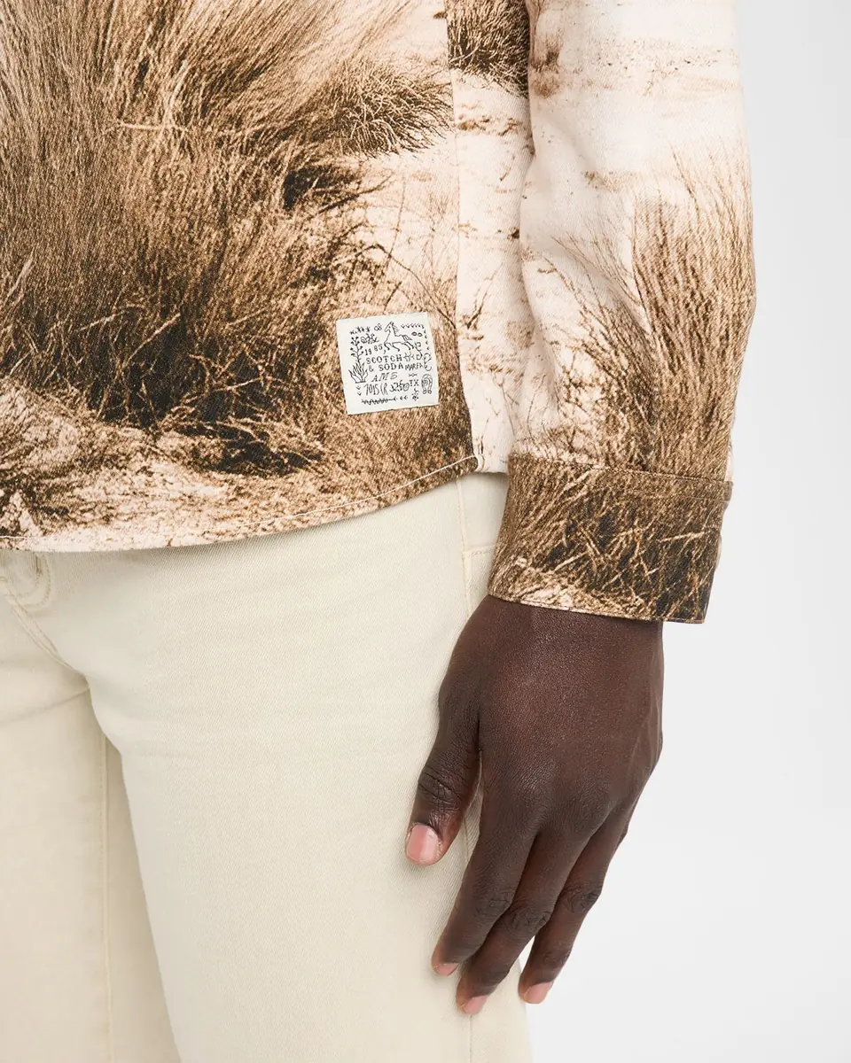 Scotch & Soda Graphic Cotton Overshirt | Thumbnail 5