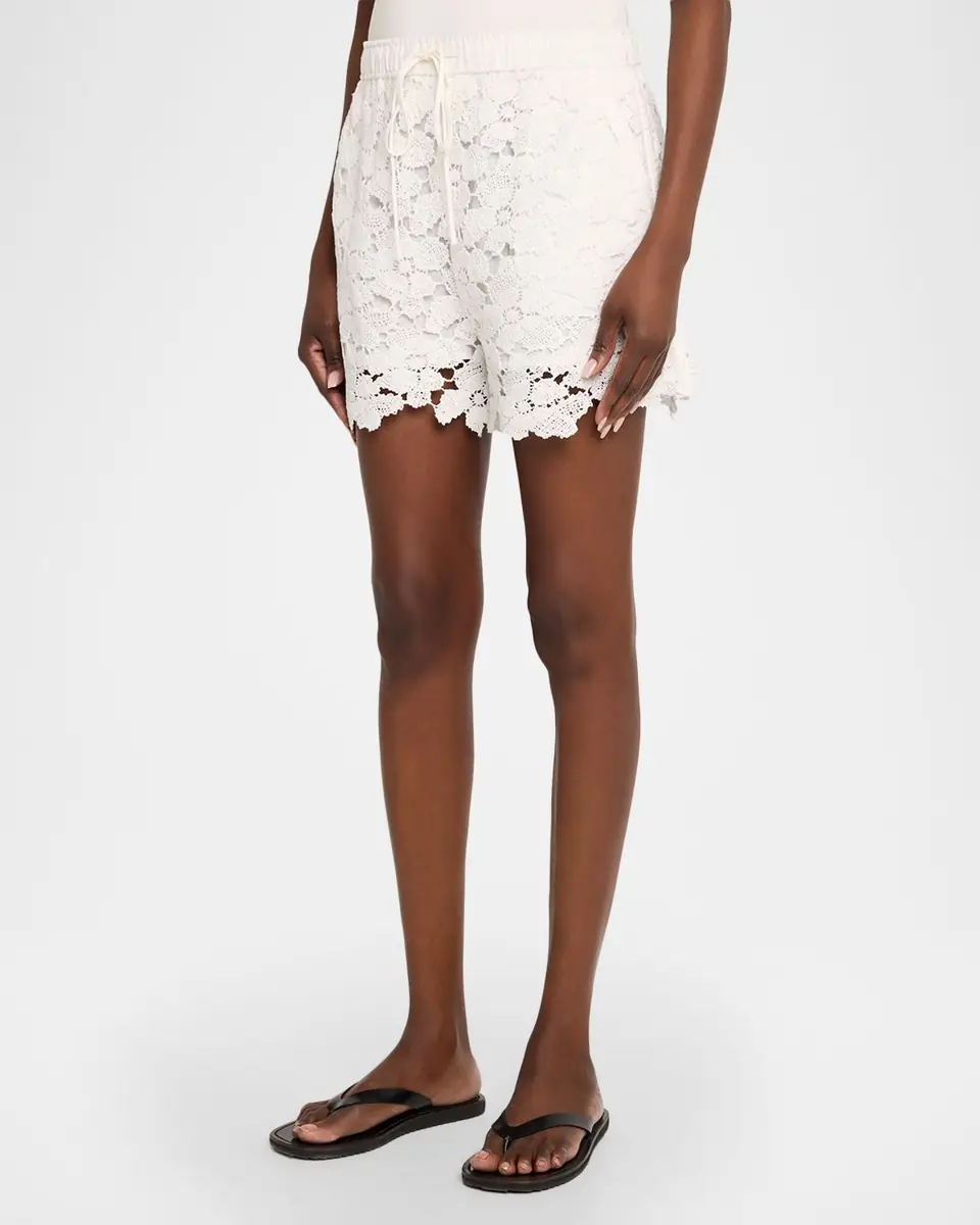 Simkhai Holly Lace Shorts | Thumbnail 4 Simkhai Holly Lace Shorts | Thumbnail 4