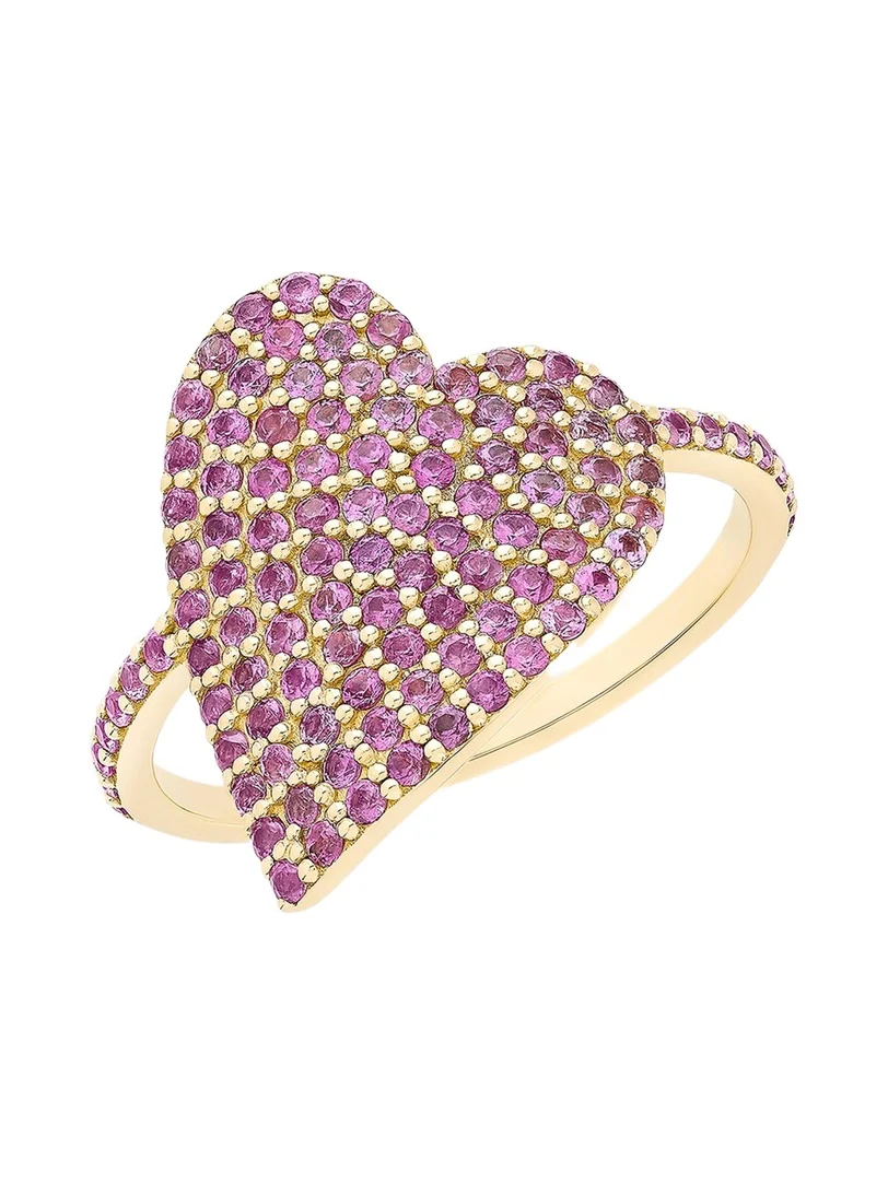 Wrapped Heart Pink Sapphire Ring Wrapped Heart Pink Sapphire Ring