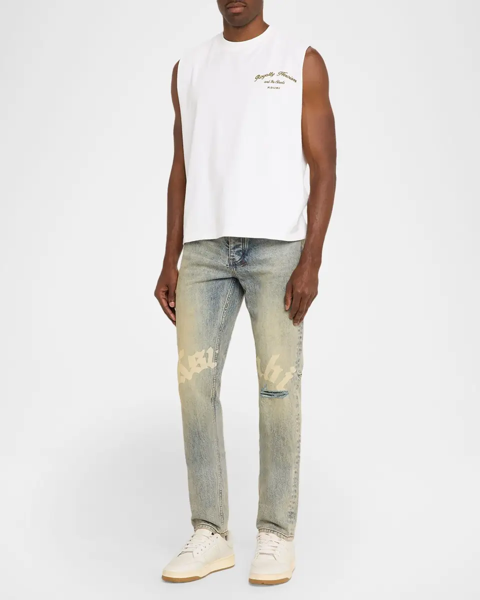 Ksubi Men's Chitch Stature Trashed Slim Fit Jeans | Thumbnail 2 Ksubi Men's Chitch Stature Trashed Slim Fit Jeans | Thumbnail 2