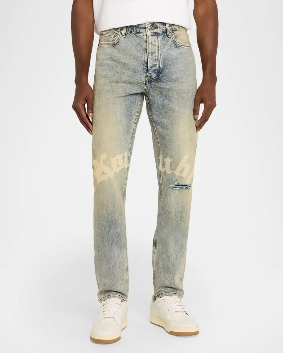 Ksubi Men's Chitch Stature Trashed Slim Fit Jeans | Thumbnail 4 Ksubi Men's Chitch Stature Trashed Slim Fit Jeans | Thumbnail 4