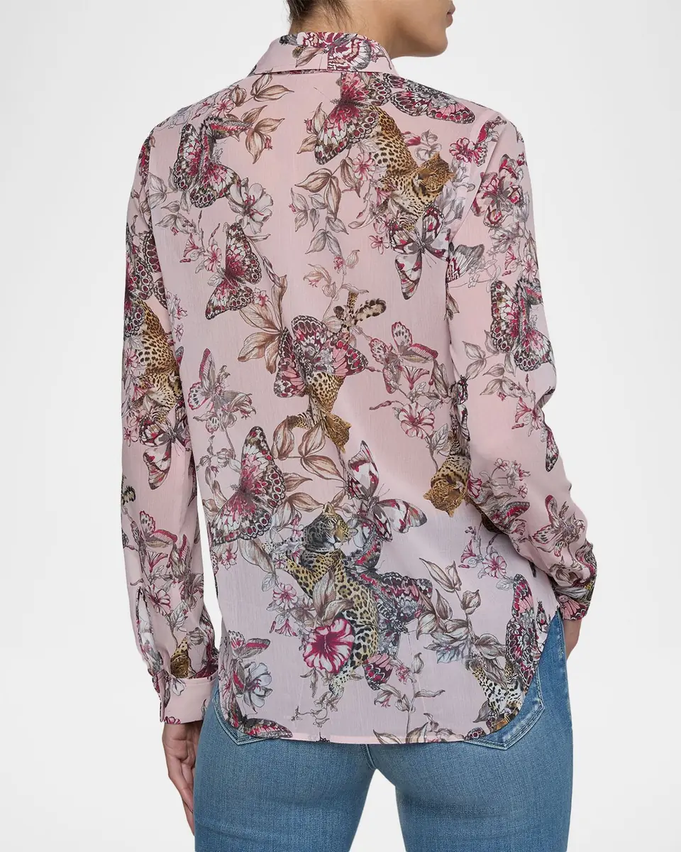 L'Agence Laurent Button-Front Blouse | Thumbnail 3 L'Agence Laurent Button-Front Blouse | Thumbnail 3