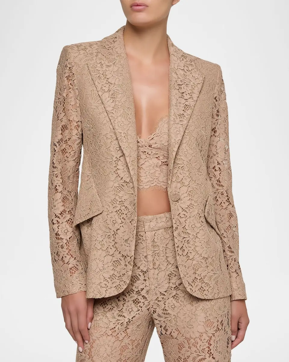 L'Agence Chamberlain Floral Lace Blazer | Thumbnail 3 L'Agence Chamberlain Floral Lace Blazer | Thumbnail 3