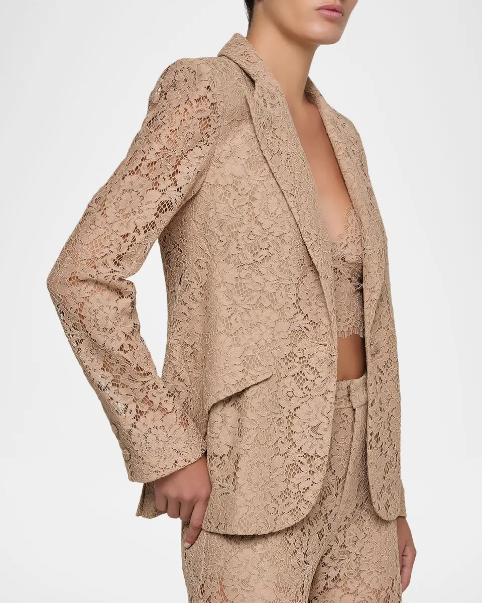 L'Agence Chamberlain Floral Lace Blazer | Thumbnail 4 L'Agence Chamberlain Floral Lace Blazer | Thumbnail 4