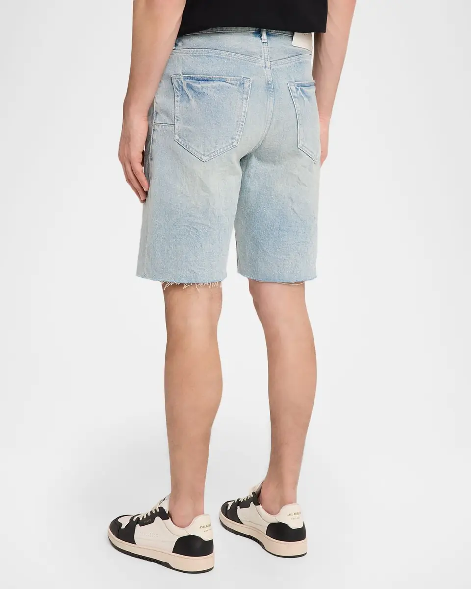 PURPLE Men's P059 Denim Cutoff Shorts | Thumbnail 2 PURPLE Men's P059 Denim Cutoff Shorts | Thumbnail 2