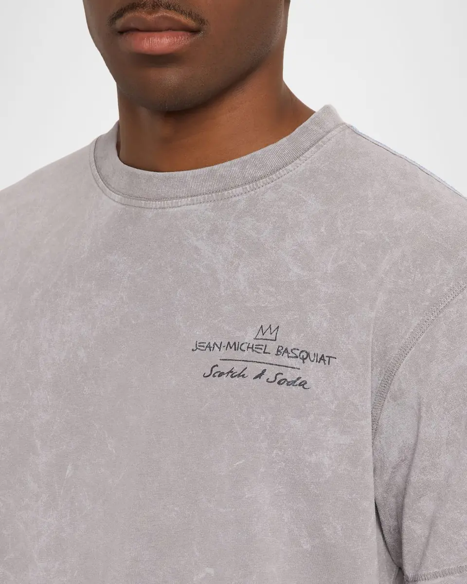 Scotch & Soda x Basquiat Boys ' Men's Artwork Relaxed Fit T-Shirt | Thumbnail 5
