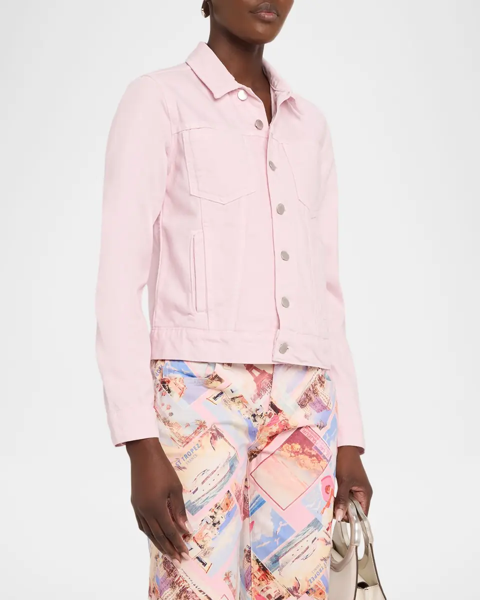 L'Agence Celina Slim Femme Denim Jacket | Thumbnail 3 L'Agence Celina Slim Femme Denim Jacket | Thumbnail 3