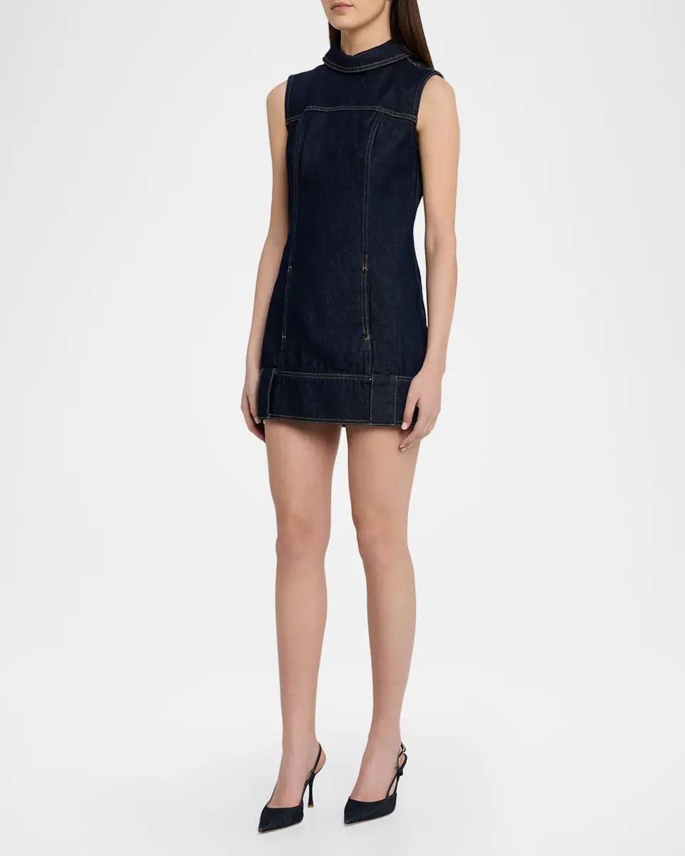 Et Ochs Winslow Cotton Denim Mini Dress | Thumbnail 4 Et Ochs Winslow Cotton Denim Mini Dress | Thumbnail 4